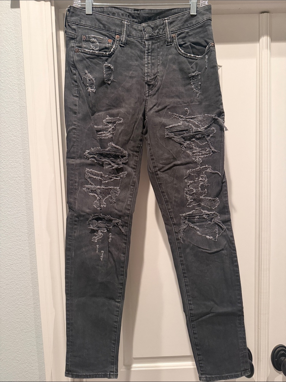 American Eagle Airflex+ Patches Skinny Jean